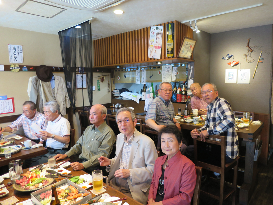 2016年5月8日　関西地区15回生の同期会を開催しました。